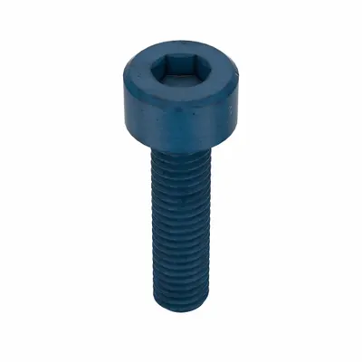 METRIC BLUE Socket Head Cap Screw: M3x0.50 Thread Size, 12 mm Lg, Std, Blue Phosphate - Metric System Standard Socket Head Cap Screws