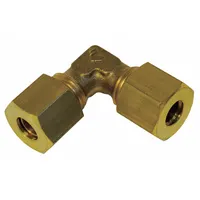 This standard sleeve brass compression fitting connects two 4 mm OD tubes in a straight line. It is used in pneumatic and fluid systems for leak-tight connections in instrumentation, control panels, and industrial machinery. Supplied in a pack of 10