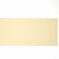 This standard push plate is 16 inches high and 6 inches wide, in a beige (tan) color. It is made from vandal-resistant PETG material for push operation. Suitable for protecting door surfaces in high-traffic areas
