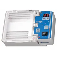 Electrophoresis System: 7 1/2 in Overall Lg, 5 1/8 in Overall Wd, 1/4 in Gel Wd, Digital, Plastic (MPN E1101)