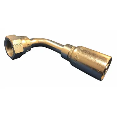 KURT F-BSPX90-08-08 Crimp Hydraulic Hose Fitting - Kurt Crimp Hydraulic Hose Fittings with BSP Connection