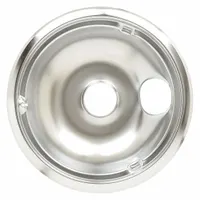 This GE drip bowl is a replacement part designed to catch drips and spills inside compatible GE ovens. It helps maintain cleanliness and prevent residue buildup. Verify compatibility with your oven model before purchase