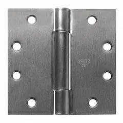 This full mortise-mount butt hinge is constructed from stainless steel with a 2-inch leaf width. It features a concealed bearing type and a non-removable pin. Suitable for mounting doors in commercial and industrial settings where corrosion resistance and durability are required.