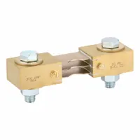 Switchboard shunt rated for 300 A DC, designed for use with digital panel meters to extend current measurement range. Includes 5 ft leads. Suitable for industrial power monitoring and control panel applications