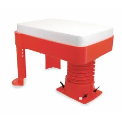 Firestop collar for plastic pipes sized 1.5 to 2 inches. Provides a 3-hour fire rating for use in fire-rated walls or floors. Designed for cast-in-place concrete installations.