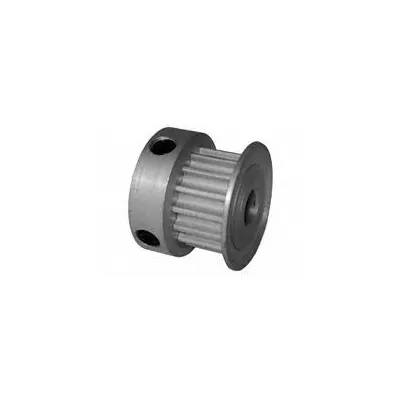 Dayton Timing Pulley: Curvilinear, Fixed, For 6 mm Belt Wd, 15 Teeth, 3 mm Pitch - HTD Section Fixed-Bore Timing Pulleys with Hub