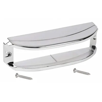 FEDERAL SIGNAL MPSMW9-1 Bezel, Silver Plastic, 1-1/2 x 5 x 1-1/2 in - Vehicle Light Mounts & Brackets