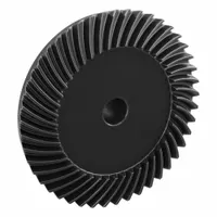 Ground Spiral Bevel Gear: Spiral, Gear Ratio 3, Right Hand, Module m 2.5, 45 Teeth, 15 mm Bore Dia (MPN SBSG2.5-4515R)