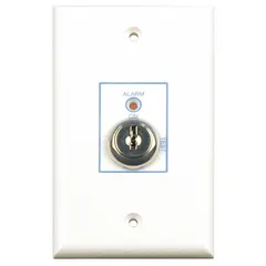 Surface-mounted remote test station for fire alarm systems. Provides alarm/trouble visual indication. ULC listed. Compatible with ESD 4WJ model. White finish.