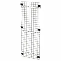 HUSKY RACK & WIRE Welded Wire Panel: 5 ft H x 2 ft W x 1 1/2 in D, Black, Powder-Coated (MPN V0205)