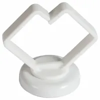 Snap-In Cable Holder: 1 in Max. Bundle Dia., Polymer, White, 15 lb Holding Capacity (MPN 62415-10)