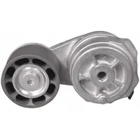 The DAYCO 89442 is a heavy-duty self-adjusting belt tensioner with a single pulley. It automatically maintains proper belt tension in vehicle accessory drive systems, reducing belt slippage and wear on pulleys and bearings. Suitable for trucks, buses, and industrial equipment