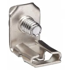 This quick disconnect adapter is used for tool-free connection and disconnection of electrical wires in control panels, appliances, and machinery. It features a bare finish with a 0.25 in x 0.032 in tab size and a maximum voltage rating of 600 V.
