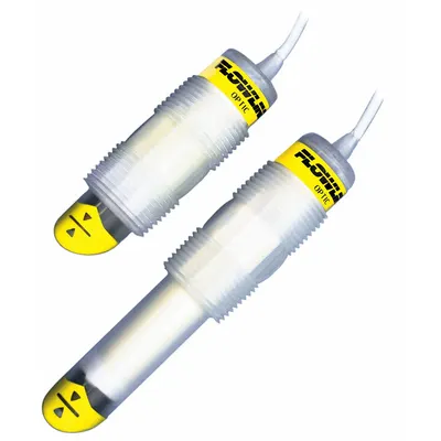 FLOWLINE Optic Leak Detector: Leak Detection Switch, For Corrosive Liquids Media Type - Submersible Ultrasonic Liquid Level Sensors