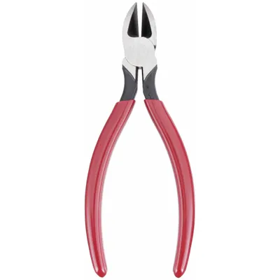 KLEIN TOOLS Diagonal Cutting Plier: Std, Straight, Oval, 7/8 in Jaw Lg, 3/4 in Jaw Wd - Standard-Cut Diagonal-Cutting Pliers