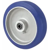APPROVED VENDOR Caster Wheel: 8 in Wheel Dia., 2 in Wheel Wd, Rubber, 1,000 lb Load Rating, Aluminum