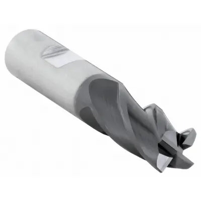WIDIA HANITA Corner Chamfer End Mill: Carbide, TiAlN Coated, 4 Flute, 3/4" Mill Dia - Fast-Cutting Carbide Corner-Chamfer End Mills