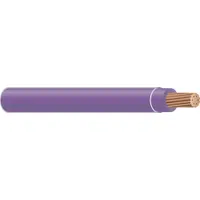 16 AWG stranded copper conductor with TFFN insulation, rated 600 V. Single-conductor building wire in 500 ft length with purple jacket. Suitable for general-purpose wiring in control circuits, lighting, and appliance connections