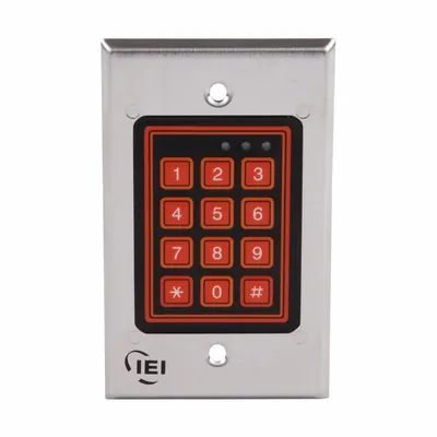 LINEAR Weather Resistant Keypad: 10 to 30V DC/12 to 24V AC, 2 A Current - Security Door Alarm Controls