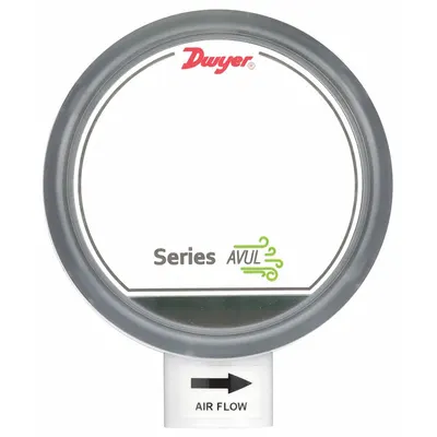 Dwyer Air Velocity Transmitter: 4 mA to 20 mA, 32°F to 122°F, AVUL-3DA1 - Air Velocity Transmitters