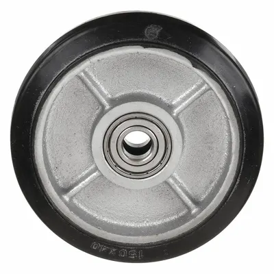 Dayton Wheel: 6 in Overall Ht, 250 lb Load Capacity, 6 in H x 1 1/2 in W, 6 in Overall Lg - Hand Truck Wheels, Bearings, Brakes & Axles