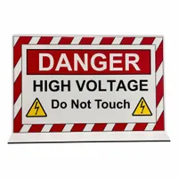 Safety Sign: Plastic, Free Standing Sign Mounting, 6 1/2 in x 11 in Nominal Sign Size, 0.25 in Thick (MPN 2649)