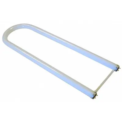 GE LAMPS U-Shaped Fluorescent Bulb: T8, Medium Bi-Pin (G13), 6 in U-Bend Leg Spacing - Fluorescent U-Bend Lamps (No UL Type)