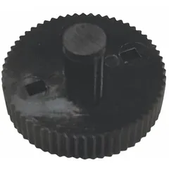 Replacement knob for heat gun controls. Used to adjust temperature or airflow settings on compatible heat gun models. Direct replacement part for maintenance or repair.