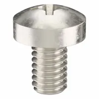 Machine Screw: M2.5x0.45 Thread Size, 4 mm Lg, 316, Stainless Steel, Plain, Pan, Phillips, 100 PK (MPN ZSCRW-436)