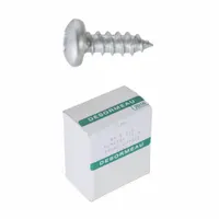 FLEXPIPE Square Screw: Square Screws, Steel, #8 Thread Size, Galvanized, #8-1/2 Square Screw (MPN F-S812)
