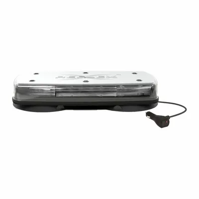 CODE 3 LED Minibar: Mini Light Bar, Red, Clear, SAE J845 Class 1, LED, Removable - Emergency Vehicle Mini Light Bars
