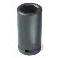 PROTO Impact Socket: 3/4 in Drive Size, SAE, 1 in Socket Size, 6-Point, Deep, 3 1/4 in Overall Lg (MPN J07516L)