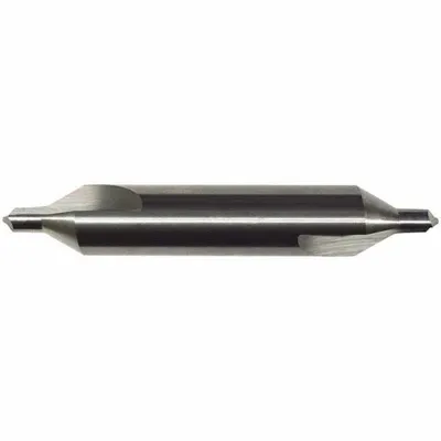 KEO Center Drill: Plain Type, #7, 60°, 3 1/4 in Overall Lg - Plain-Tip Center Drills