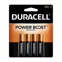 Battery: AA, Premium, Alkaline, 1.5V DC, CopperTop, 4 PK (MPN MN1500B4Z)