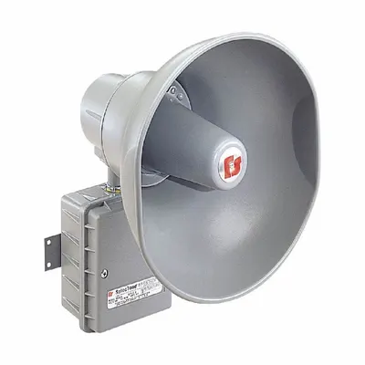 FEDERAL SIGNAL Speaker with Amplifier: Powered, 1-Way, 8 in Overall Wd, 12 1/2 in Overall Ht - Horn Speakers