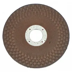 General-purpose grinding wheel for carbon and stainless steel. Type 29 depressed center design with 36-grit aluminum oxide abrasive. Suitable for weld removal, beveling, and surface blending in fabrication and maintenance tasks.
