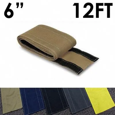 ELECTRIDUCT Cable protector: 6 in Overall Wd, 12 ft Lg, Nylon - Fabric Hook-and-Loop Cable Floor Covers