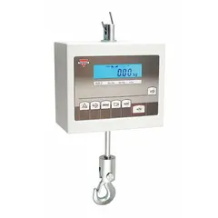 The TORBAL BA30S is a digital crane scale with a 60 lb capacity and 0.02 lb readability. It features a steel housing and includes an AC adapter. This scale provides weighing in Newtons (N) and is used for overhead weighing in industrial lifting and material handling applications.