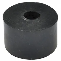 Rubber rod stop for float assemblies in dewatering and wastewater pumps. Secures the float rod in position to maintain reliable level control. Suitable for sump, effluent, and sewage applications.
