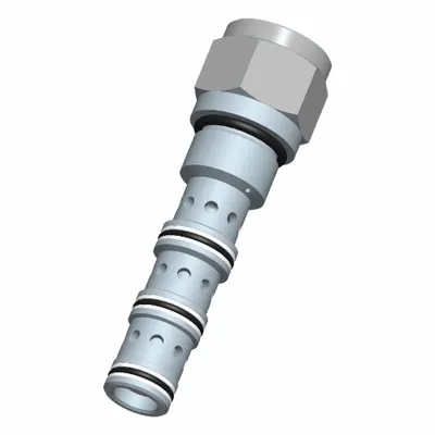 BUCHER HYDRAULICS Cartridge Valve: Screw-In, Screwdriver Adjustment, C12-40 Valve Cavity Size - Load Sense Steering Cartridge Valves
