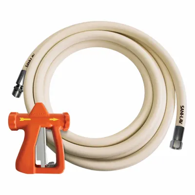SANI-LAV Spray Nozzle with Hose: 3/4 in Connection Size, FGHT, EPDM/Stainless Steel - Replacement Nozzles