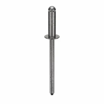 POP AVDEL Blind Rivet,1 9/11" L,0.153" dia,PK500: Inch, 1 13/16 in Overall Lg, 17/32 in Body Lg - Domed-Head Blind Rivets