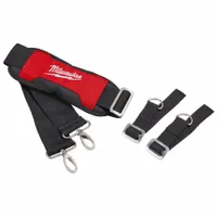 Shoulder strap accessory for sprayers. Distributes the weight of the sprayer across the operator's shoulder to reduce fatigue during extended use. Suitable for painting, coating, and agricultural spraying applications