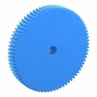 Machined Spur Gear: Module m 1.5, 75 Teeth, 12 mm Bore Dia, Nylon, 20° Pressure Angle, Plain Bore (MPN PS1.5-75)