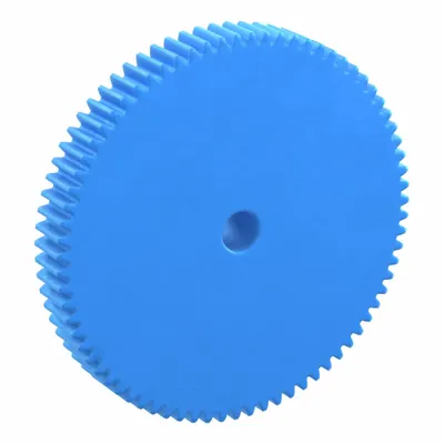 KHK GEARS Machined Spur Gear: Module m 1.5, 75 Teeth, 12 mm Bore Dia, Nylon, 20° Pressure Angle - Metric Spur Gears with Standard Hub