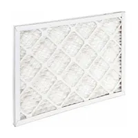 This MERV 13 pleated air filter measures 18 in x 20 in x 1 in and uses synthetic media with a beverage board frame. It is designed for HVAC systems to capture airborne particles such as dust, pollen, and mold spores. The filter is LEED/Green compliant