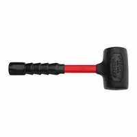 Dead Blow Hammer: Fiberglass Handle, 4 lb Head Wt, 2 7/8 in Hammer Face Dia, 14 in Overall Lg, Steel (MPN J1431DBA)