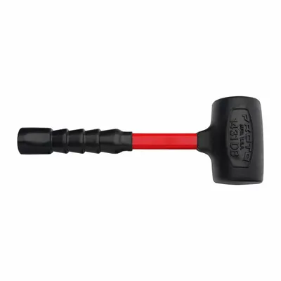 PROTO Dead Blow Hammer: Fiberglass Handle, 4 lb Head Wt, 2 7/8 in Hammer Face Dia - Standard Dead-Blow Hammers