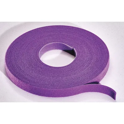 RIP-TIE Hook-and-Loop Cable Tie Roll: 75 ft Lg, 0.5 in Wd, 50 lb Tensile Strength - Cut to Length Hook-and-Loop Cable Tie Rolls