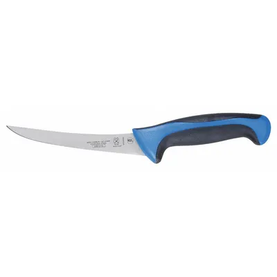 MERCER CUTLERY Boning Knife: Curved, 6 in Overall Lg, Steel Blade - Boning Knives